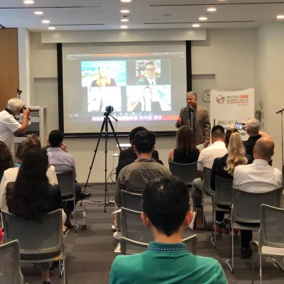 Imagem da Galeria Galeria: Painel de Negócios no Jica Nagoya em 2 de Setembro de 2023